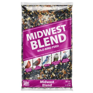 Midwest Regional Blend Wild Bird Food, Dry, 1 Count per Pack, 5 lb. Bag